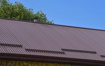typical East Woodlands corrugated roof uses